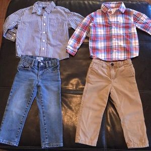 3T Boys Bundle Deal!!! Gap jeans and Carter shirt!